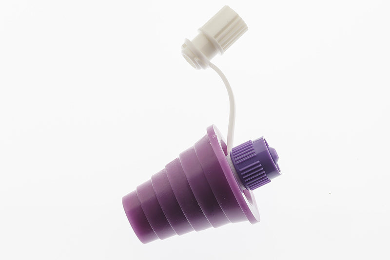 Purple ENFit Medicine Bottle Adapters