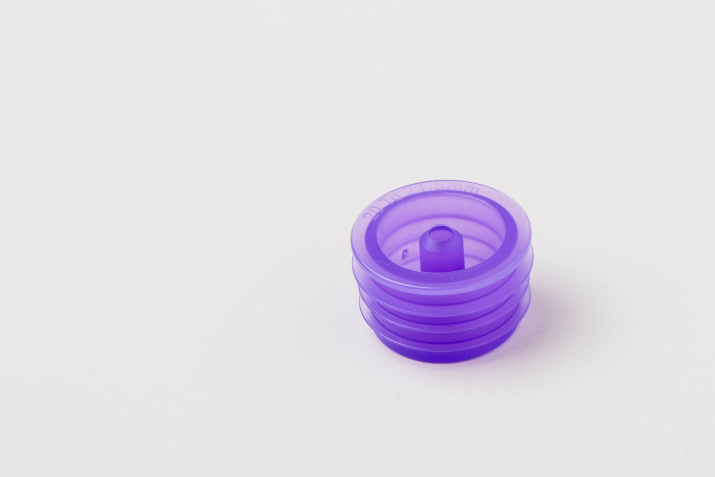 Purple ENFit Medicine Bottle Adapters